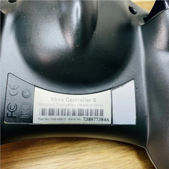 Microsoft XBOX Original OEM Controller Type S Black Wired With Breakaway - Picture 6 of 6